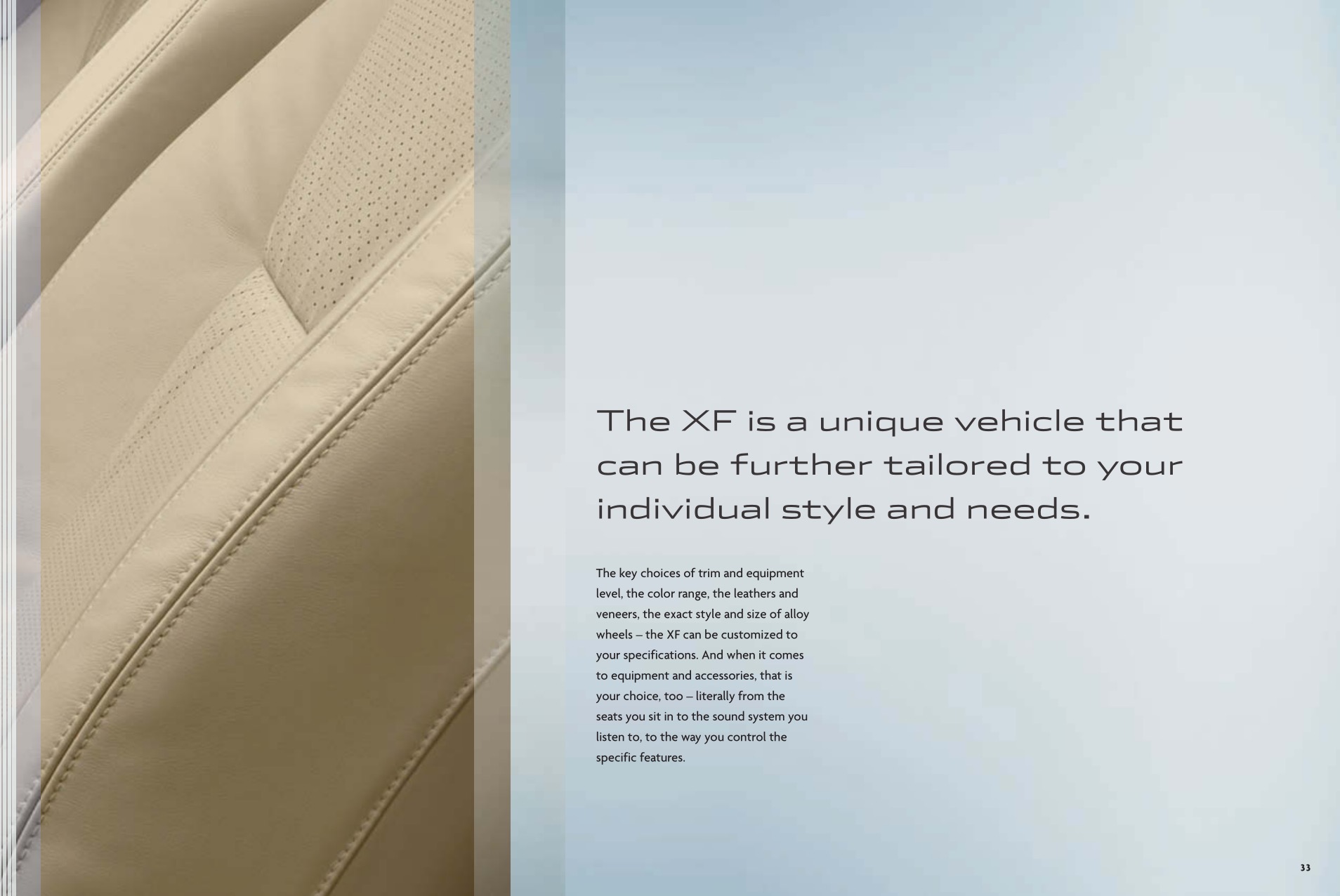 2009 Jaguar XF Brochure Page 13